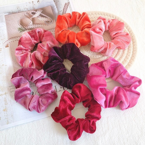 VELVET 40 Scrunchies Colorful Fun Retro 90s - Picture 4 of 13